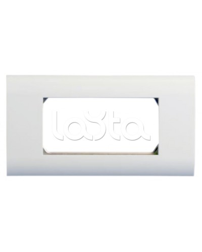 Панель лицевая 80x148, для 4х модулей 45x22.5 Hyperline FP-2M45-1-WH в Волгограде Аксессуары для кабель-канала Pintop.ru