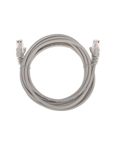 Патч-корд U/UTP, CAT 5e, RJ45-RJ45, 26AWG, LSZH, серый, 3м REXANT 02-0100-3 в Волгограде Патчкорды (медные) Pintop.ru
