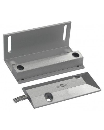 Магнитоконтактный датчик, НЗ, серебряный, накладной для металлических дверей, металлорукав, зазор 60 мм Smartec ST-DM141NC-SL в Волгограде Извещатели охранные Pintop.ru