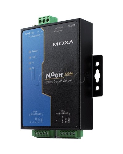 Сервер 2-портовый RS-422/485 в Ethernet Moxa NPort 5230A в Волгограде Дополнительное оборудование для ОПС Pintop.ru