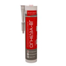 Герметик акриловый противопожарный Огнеза "ОГНЕЗА-ВГ", туба 310 мл., цвет белый