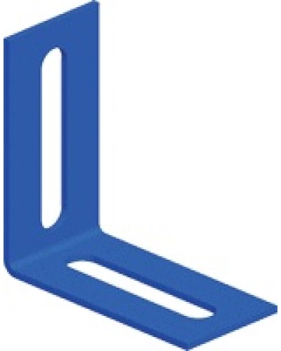 Соединитель угловой 100 мм для стального лестничного лотка, серый LANMASTER LAN-LTS-L100-GY в Волгограде Аксессуары для лотков Pintop.ru