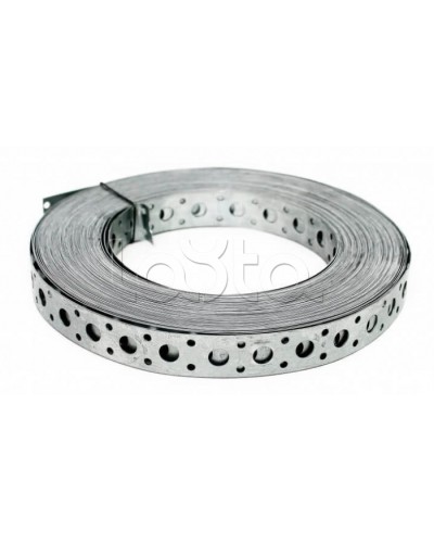 Лента монтажная перфорированная прямая для прямого монтажа ЛМП 12х0,55 (25 м.) Промрукав (PR08.3830) в Волгограде Стяжки-хомуты Pintop.ru