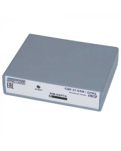 Блок сопряжения Кристалл СДК-33 GSM/GPRS в Волгограде Дополнительное оборудование для ОПС Pintop.ru