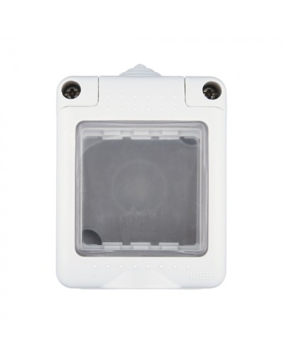 Коробка для о/п, герметичная с прозрачной, силиконовой панелью, 45х45мм IP55 (серый) LK45 (855003) в Волгограде Распределительные коробки Pintop.ru