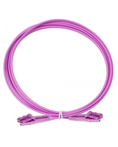 Оптический коммутационный шнур дуплексный, OM4, 2х50/125, LC-LC, 7 м Eurolan (41F-40-LC-LC-07) в Волгограде Патч-корды и пигтейлы Pintop.ru