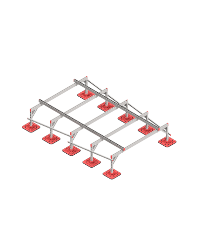 Опорная конструкция для установки оборудования TECHNORAPTOR FOOT 2000х3000 тип 2 HD КМ-профиль (KM-TR-F-SSEI-2000-3000-2 HD) в Волгограде Системы видеонаблюдения Pintop.ru