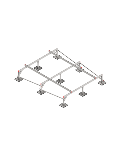 Опорная конструкция для установки оборудования TECHNORAPTOR STEELFOOT 2500х3000 тип 1 КМ-профиль (KM-TR-STF-SSEI-2500-3000-1) в Волгограде Системы видеонаблюдения Pintop.ru