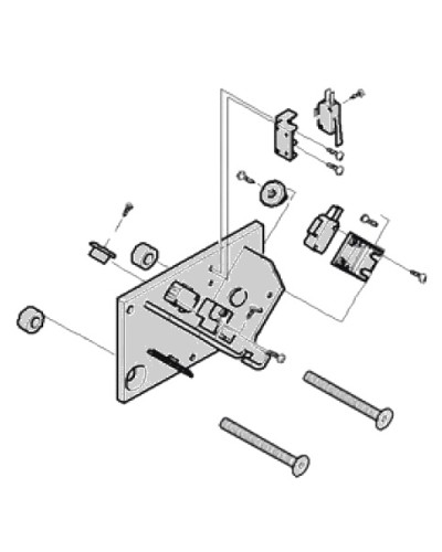 Механические упоры концевых положений G4040 G4041 в сборе Came 119RIG177 в Волгограде Запчасти для шлагбаумов и автоматики Pintop.ru