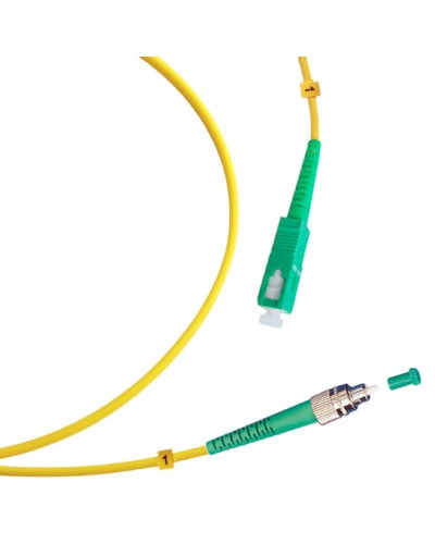 Шнур оптический simplex FC/APC-SC/APC 9/125 sm 10м LSZH Cabeus FOP(s)-9-FC/APC-SC/APC-10m в Волгограде Патч-корды оптические Pintop.ru