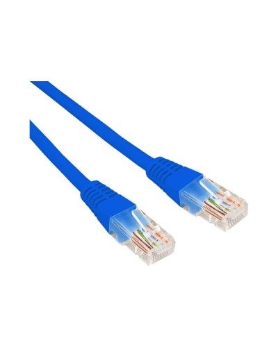 Патч-корд U/UTP, CAT 6, RJ45-RJ45, 26AWG, LSZH, синий, 0,3м REXANT 02-0294-03 в Волгограде Патчкорды (медные) Pintop.ru