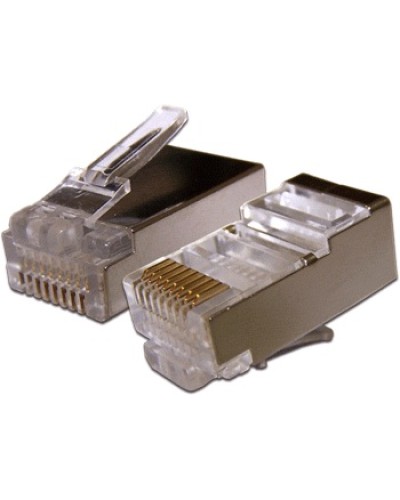 Коннектор RJ45 STP 8P8C, cat.6A TWT TWT-PL45/S-8P8C-6A в Волгограде Коннекторы и разъемы Pintop.ru