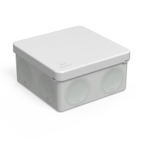 Коробка распред. 60-0300м двухкомп. безгалогенная (HF) 100х100х50 (8шт/уп) Промрукав (60-0300м)