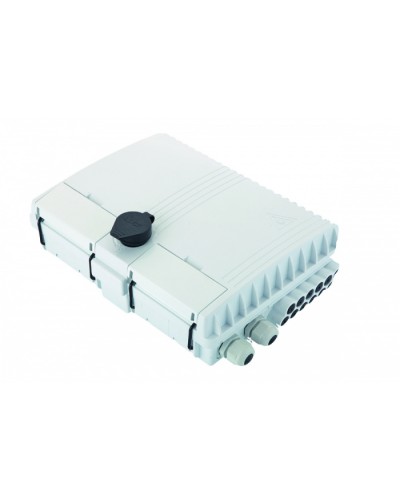 Бокс оптический настенный FTTx, IP65, 16 адаптеров, белый Eurolan (48P-00-16-65WT) в Волгограде Проходные адаптеры и розетки оптические Pintop.ru