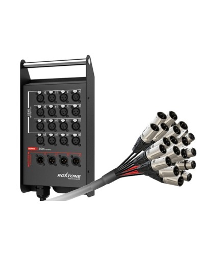 Кабель многожильный со сценической коробкой, с разъемами Roxtone+Neutrik ROXTONE STBN1604L35 в Волгограде Аксессуары для СОУЭ Pintop.ru