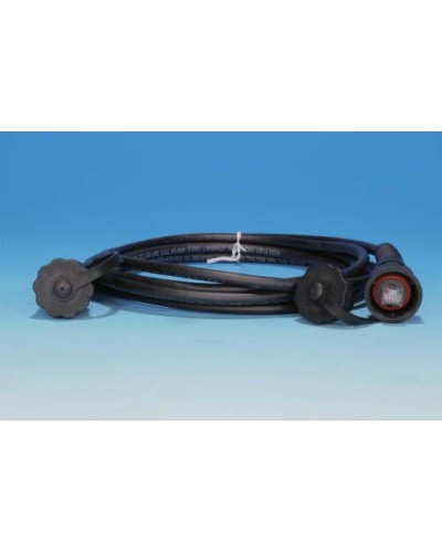 Патч-корд промышленный Hyperline PC-IE-LPM-STP-RJ45-RJ45-C5e-5M-BK в Волгограде Патчкорды (медные) Pintop.ru