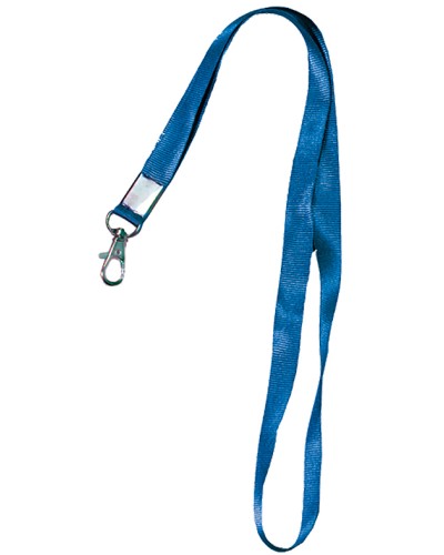 Лента шёлковая с металлическим карабином-защёлкой Tantos TS-STR (blue) в Волгограде Дополнительное оборудование для СКУД Pintop.ru