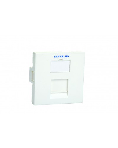 Адаптер 22,5х45 Eurolan 16B-45-02WT в Волгограде Аксессуары для кабель-канала Pintop.ru