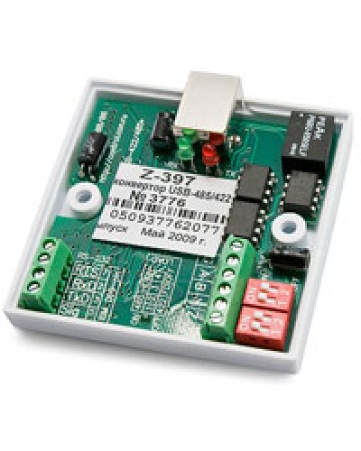 Конвертер специальный с гальванической развязкой USB RS422/485 IronLogic Z-397 (мод. USB) в Волгограде Сетевая СКУД Matrix Pintop.ru