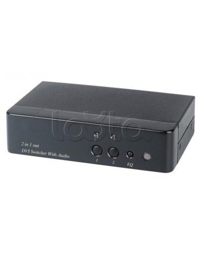 Коммутатор DVI и аудио сигналов SC&T DS02A в Волгограде Видеоусилители, Модуляторы, Делители Pintop.ru