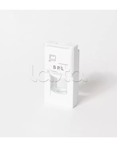 Лицевая панель 45x22,5 мм, для 1 модуля Keystone SPL (500019) в Волгограде Аксессуары для кабель-канала Pintop.ru