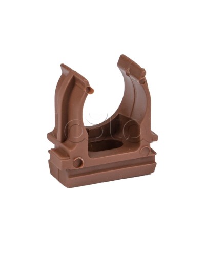 Крепеж-клипса d25 мм (10 шт) темное дерево EKF-Plast (derj-z-25d) в Волгограде Держатели, клипсы, скобы Pintop.ru