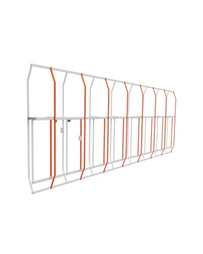 Шторка стрелы шлагбаумов GT высотой 1,3 м (модуль 1721 мм) Came 803XA-0350 в Волгограде Запчасти для шлагбаумов и автоматики Pintop.ru