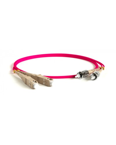 Патч-корд волоконно-оптический Hyperline FC-D2-504-LC/PR-ST/PR-H-30M-LSZH-MG в Волгограде Патч-корды оптические Pintop.ru