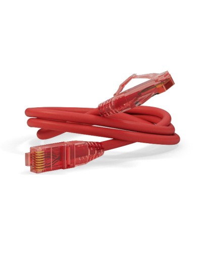 Патч-корд U/UTP Hyperline PC-LPM-UTP-RJ45-RJ45-C5e-15M-LSZH-RD в Волгограде Патчкорды (медные) Pintop.ru