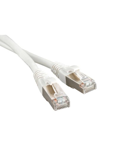 Патч-корд F/UTP Hyperline PC-LPM-STP-RJ45-RJ45-C6-3M-LSZH-WH в Волгограде Патчкорды (медные) Pintop.ru