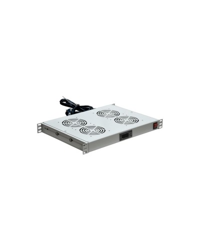 Модуль вентиляторный с термостатом 19 1U с 4-мя вентиляторами REXANT 04-2605 в Волгограде Вентиляторные модули Pintop.ru