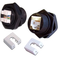 Индустриальный модуль Keystone, RJ45, cat.5e, STP, 180 градусов, IP68 LANMASTER (LAN-OK45S5E/180-WP)