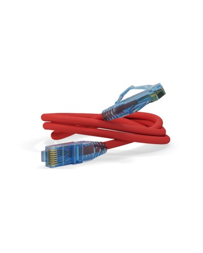 Патч-корд U/UTP Hyperline PC-LPM-UTP-RJ45-RJ45-C6-0.3M-LSZH-RD в Волгограде Патчкорды (медные) Pintop.ru