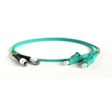 Патч-корд волоконно-оптический Hyperline FC-D2-503-SC/PR-ST/PR-H-10M-LSZH-AQ