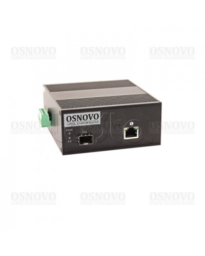 Медиаконвертер Gigabit Ethernet с поддержкой PoE OSNOVO OMC-1000-11X/I в Волгограде Медиаконвертеры Pintop.ru
