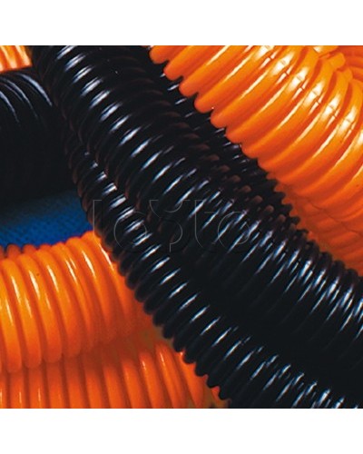 Труба гофрированная ПНД с зондом лёгкая 40 мм цвет оранжевый (20 м) DKC 71940 в Волгограде Труба гофрированная Pintop.ru