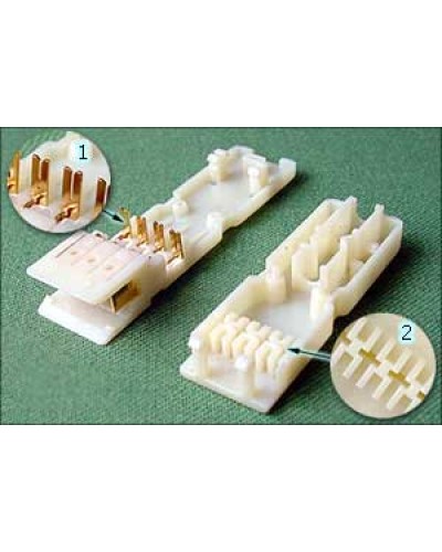 Вилка 2 пары 110 типа LANMASTER LAN-S110P2 в Волгограде Коннекторы Pintop.ru