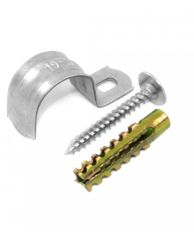 Комплекты для крепления ОКЛ с использованием самореза, дюбеля и скобы СМО 12-13 (100 шт) Промрукав (PR08.4993) в Волгограде Держатели, клипсы, скобы Pintop.ru