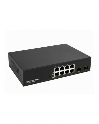 PoE коммутатор Gigabit Ethernet на 8 RJ45 + 2 SFP порта NST NS-SW-8G2G-P в Волгограде Коммутаторы Pintop.ru