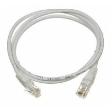 Патч-корд RJ45 - RJ45, 4 пары, UTP, категория 6, 3 м, серый TWT TWT-45-45-3.0/6-GY