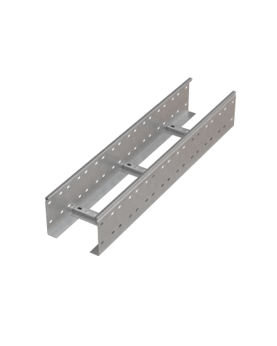 Лоток лестничный 150х200х1,2 L4500 мм HD85 N КМ-профиль (LL150-200-1.2-4500 HD85 N) в Волгограде Кабельные лотки Pintop.ru