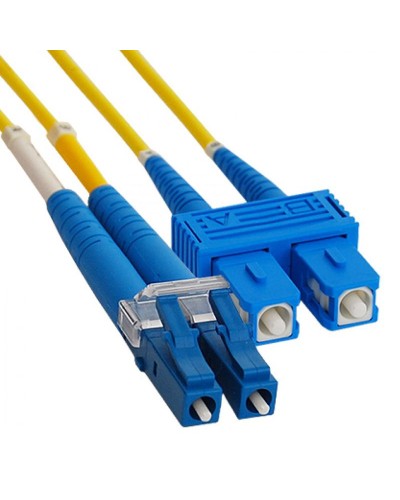 Патч-корд оптический переходной (SM), 9/125 (OS2), LC/UPC-SC/UPC, (Duplex), LSZH, 2м REXANT 50-2410 в Волгограде Патч-корды оптические Pintop.ru