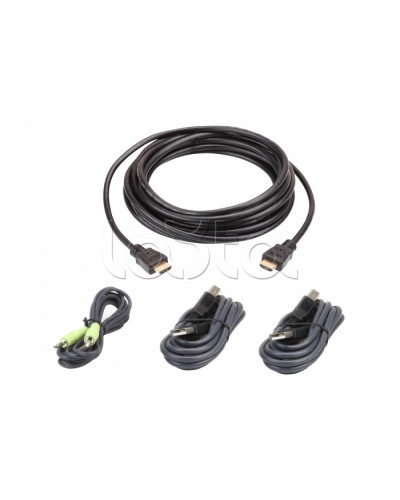 Комплект кабелей USB, HDMI для защищенного KVM-переключателя (3м) ATEN 2L-7D03UHX4 в Волгограде Видеоусилители, Модуляторы, Делители Pintop.ru