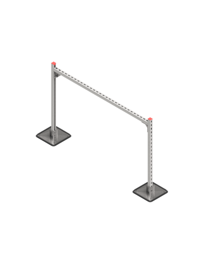 Опорная конструкция для горизонтальных прямоугольных воздуховодов и металлических лотков кабеленесущих систем TECHNORAPTOR STEELFOOT 1500х1000 HD КМ-профиль (KM-TR-STF-SSHRAD-1500-1000 HD) в Волгограде Системы видеонаблюдения Pintop.ru