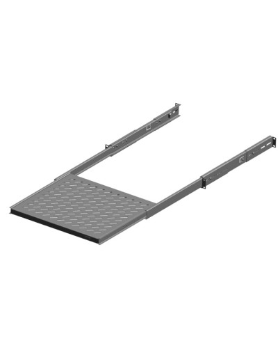 Полка выдвижная (400 мм) TLK TLK-SHFC-400R-BK в Волгограде Полки для шкафов и стоек Pintop.ru