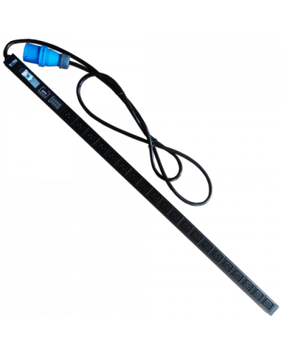 Блок розеток верт, 1-фазный с авт., A/V-метр, 16A / 250V, 20xC19, шнур 3.0 м, IEC309 TWT (TWT-PDVI-20C9-I9) в Волгограде Блоки розеток Pintop.ru