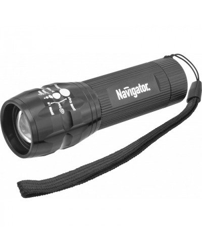 Фонарь Navigator 94 967 NPT-CM03-3AAA алюм. 1LEDх3Вт, фокус, блист. в Волгограде Источники света(Лампы) Pintop.ru