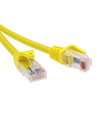 Патч-корд неэкранированный CAT6 U/UTP 4х2, LSZH, желтый, 1.5м DKC RN6UU4515YL в Волгограде Патчкорды (медные) Pintop.ru