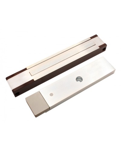 Электромагнитный замок с датчиком состояния двери ALeko ALM-300P (12В коричневый) в Волгограде Электромагнитные замки Pintop.ru