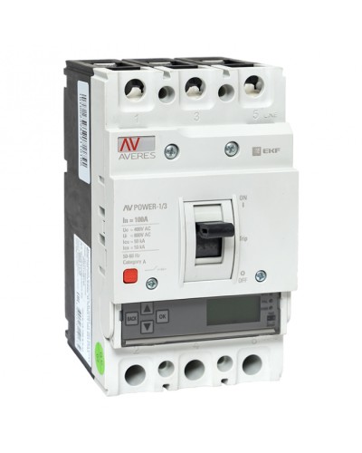 Автоматический выключатель AV POWER-1/3 100А 50kA ETU6.0 EKF (mccb-13-100-6.0-av) в Волгограде Электротехническое оборудование Pintop.ru